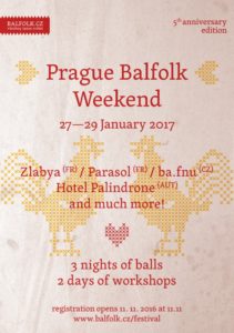 Prague Balfolk Weekend 2017 @ Ponec Theatre | Prague | Czech Republic